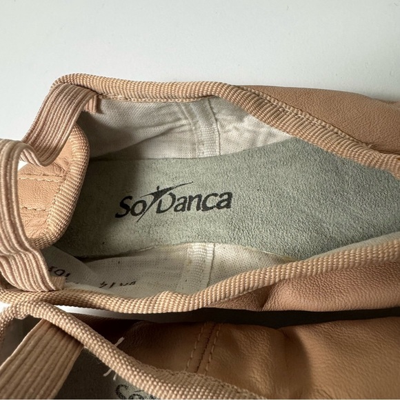 So Danca Pink Ballet Slippers Size 10 1/2 - Picture 2 of 5